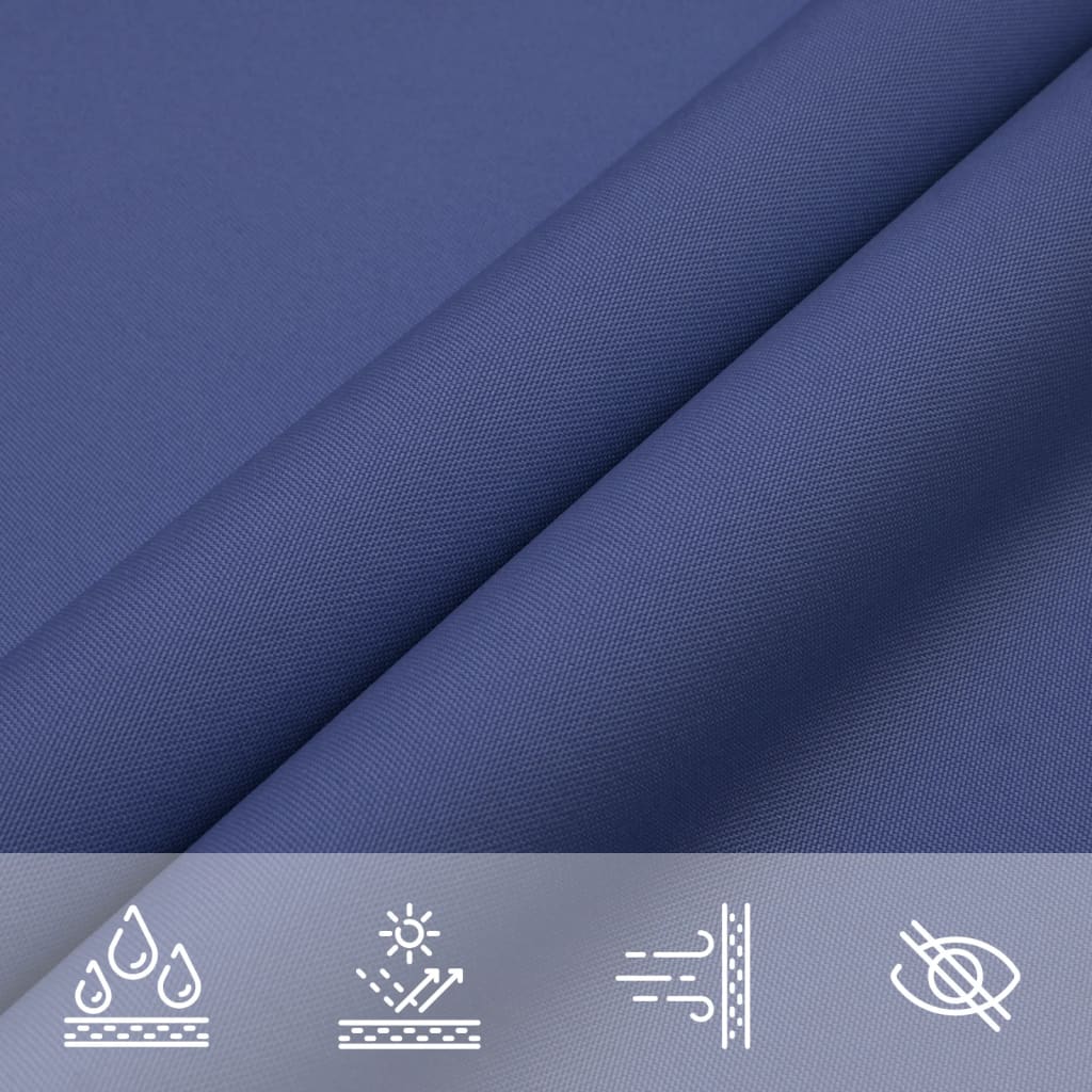 Sonnensegel Oxford-Gewebe Dreieckig 4x5x5 m Blau