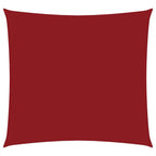 Sonnensegel Oxford-Gewebe Quadratisch 3,6x3,6 m Rot
