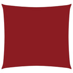 Sonnensegel Oxford-Gewebe Quadratisch 4,5x4,5 m Rot