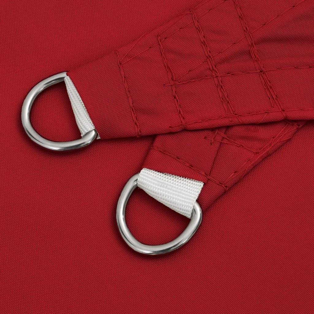 Sonnensegel Oxford-Gewebe Quadratisch 4,5x4,5 m Rot