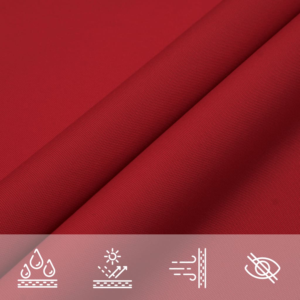 Sonnensegel Oxford-Gewebe Quadratisch 4,5x4,5 m Rot