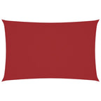 Sonnensegel Oxford-Gewebe Rechteckig 2x5 m Rot