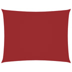 Sonnensegel Oxford-Gewebe Rechteckig 5x6 m Rot
