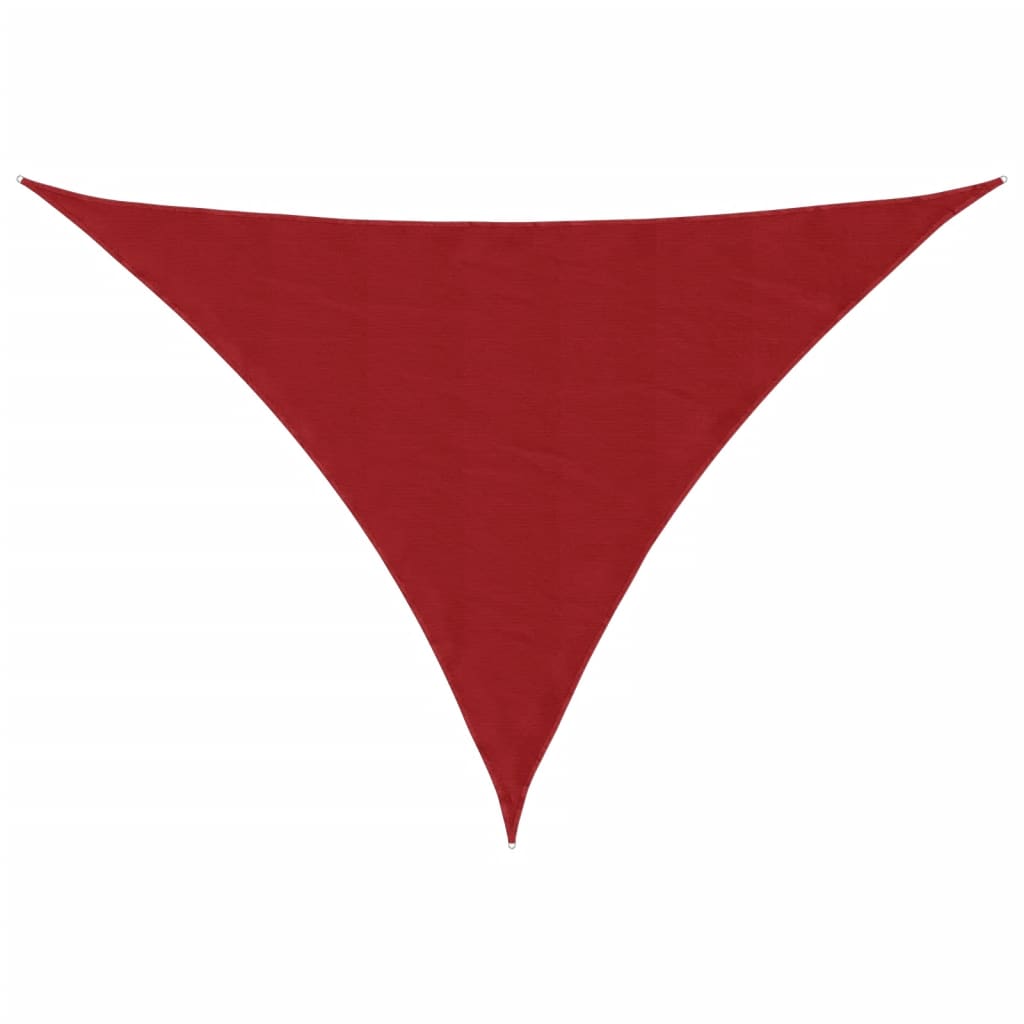 Sonnensegel Oxford-Gewebe Dreieckig 3,5x3,5x4,9 m Rot