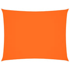 Sonnensegel Oxford-Gewebe Rechteckig 4x6 m Orange