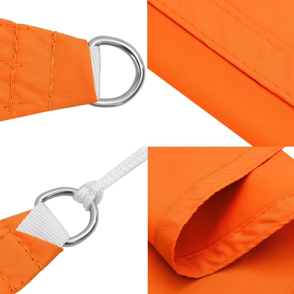 Sonnensegel Oxford-Gewebe Rechteckig 5x6 m Orange