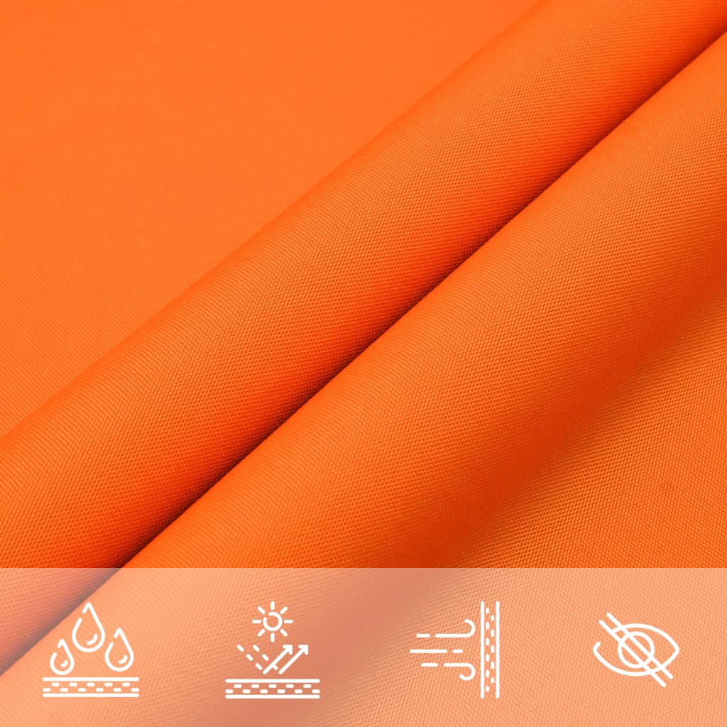 Sonnensegel Oxford-Gewebe Rechteckig 5x6 m Orange