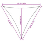 Sonnensegel Oxford-Gewebe Dreieckig 4,5x4,5x4,5 m Orange