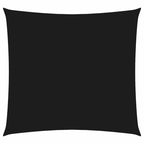 Sonnensegel Oxford-Gewebe Quadratisch 2x2 m Schwarz