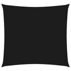 Sonnensegel Oxford-Gewebe Quadratisch 2,5x2,5 m Schwarz