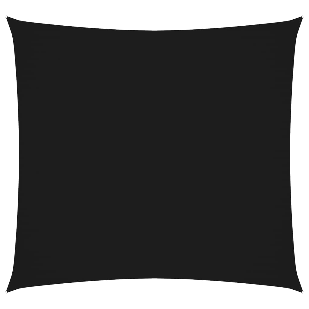 Sonnensegel Oxford-Gewebe Quadratisch 2,5x2,5 m Schwarz