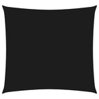 Sonnensegel Oxford-Gewebe Quadratisch 3x3 m Schwarz