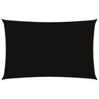 Sonnensegel Oxford-Gewebe Rechteckig 4x7 m Schwarz