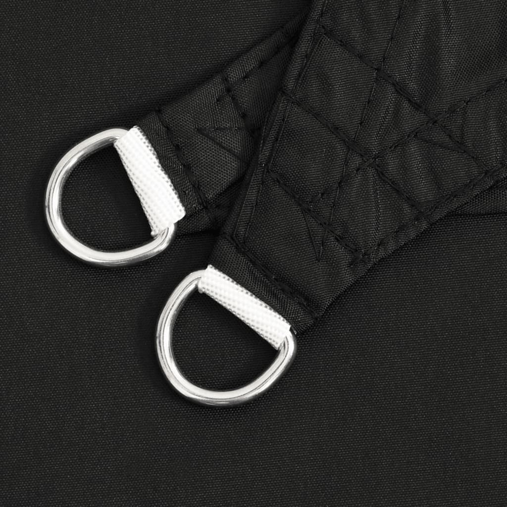 Sonnensegel Oxford-Gewebe Dreieckig 3x3x4,24 m Schwarz