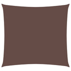 Sonnensegel Oxford-Gewebe Quadratisch 4x4 m Braun