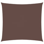 Sonnensegel Oxford-Gewebe Quadratisch 7x7 m Braun
