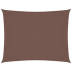 Sonnensegel Oxford-Gewebe Rechteckig 2x3 m Braun