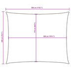 Sonnensegel Oxford-Gewebe Rechteckig 2x3 m Braun
