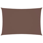 Sonnensegel Oxford-Gewebe Rechteckig 2,5x4,5 m Braun