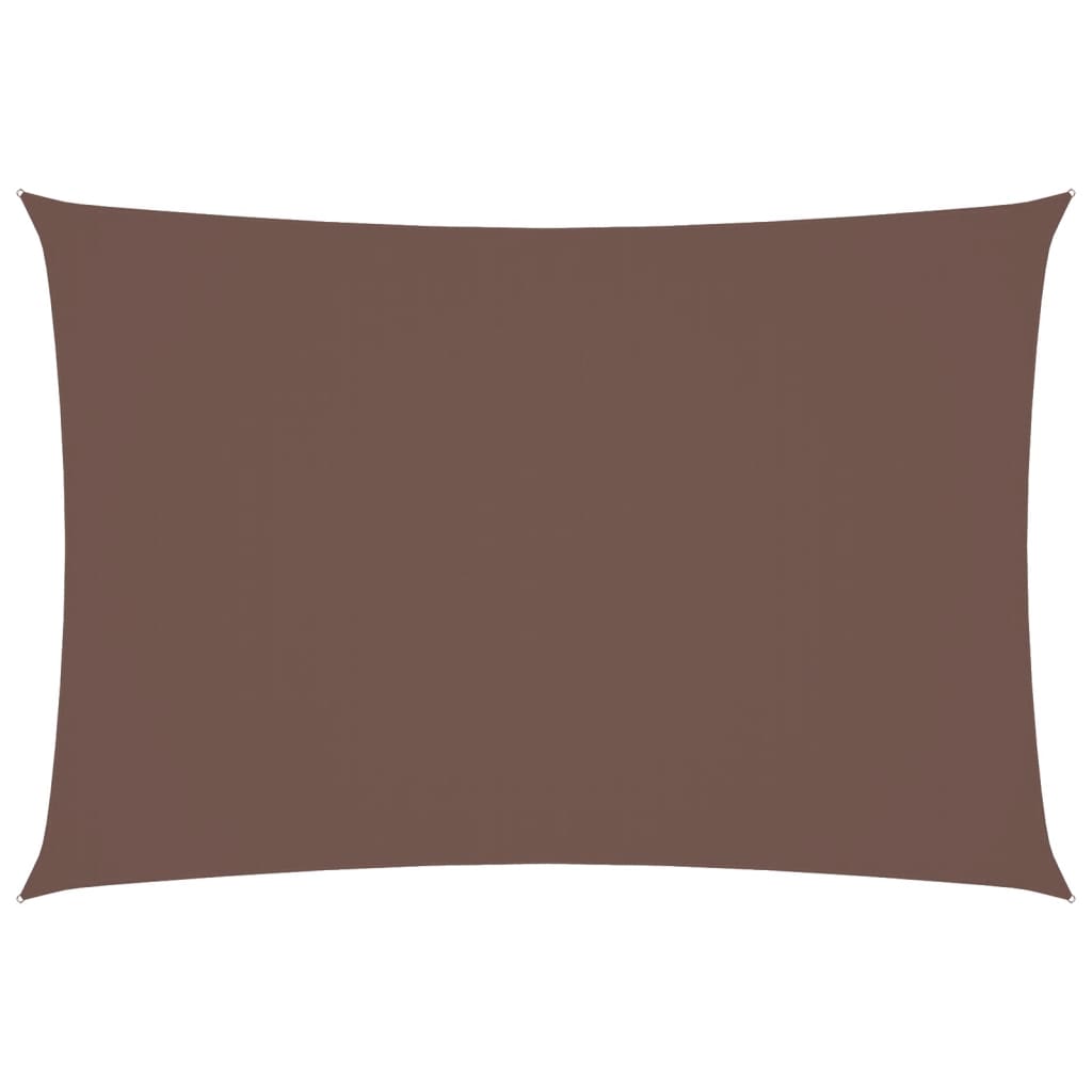 Sonnensegel Oxford-Gewebe Rechteckig 2,5x4,5 m Braun