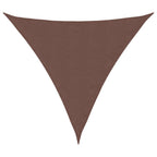 Sonnensegel Oxford-Gewebe Dreieckig 3x3x3 m Braun