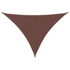 Sonnensegel Oxford-Gewebe Dreieckig 4x5x6,4 m Braun