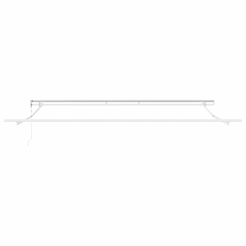 Markisenrahmen Weiß 450 x 350 cm Aluminium