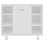 Badezimmerschrank Weiß 60x32x53,5 cm Holzwerkstoff