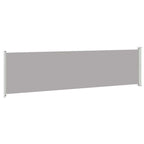 Seitenmarkise Ausziehbar 600x160 cm Grau