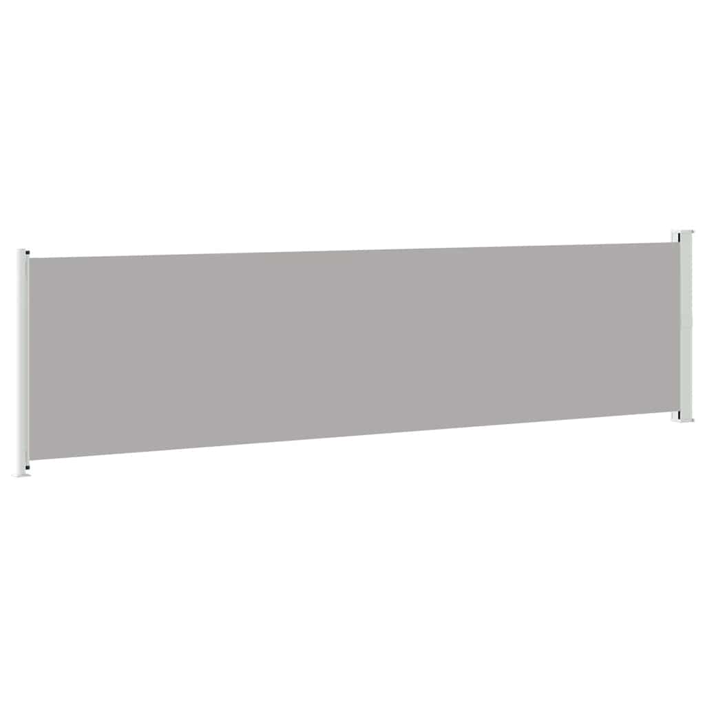 Seitenmarkise Ausziehbar 600x160 cm Grau