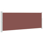 Seitenmarkise Ausziehbar 180x500 cm Braun