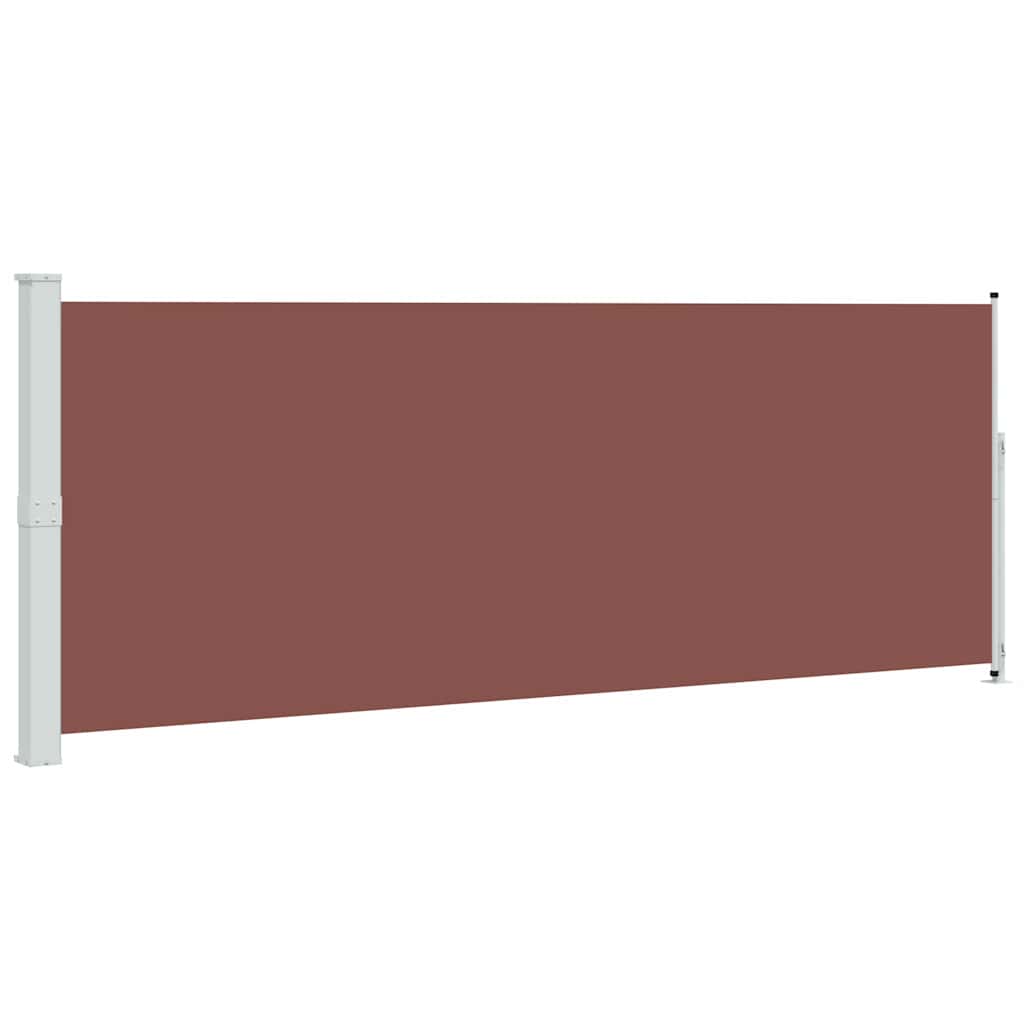 Seitenmarkise Ausziehbar 180x500 cm Braun