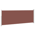 Seitenmarkise Ausziehbar 180x500 cm Braun