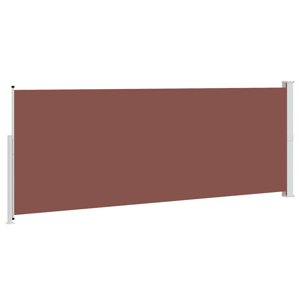 Seitenmarkise Ausziehbar 180x500 cm Braun