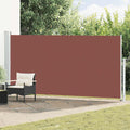 Seitenmarkise Ausziehbar 180x500 cm Braun