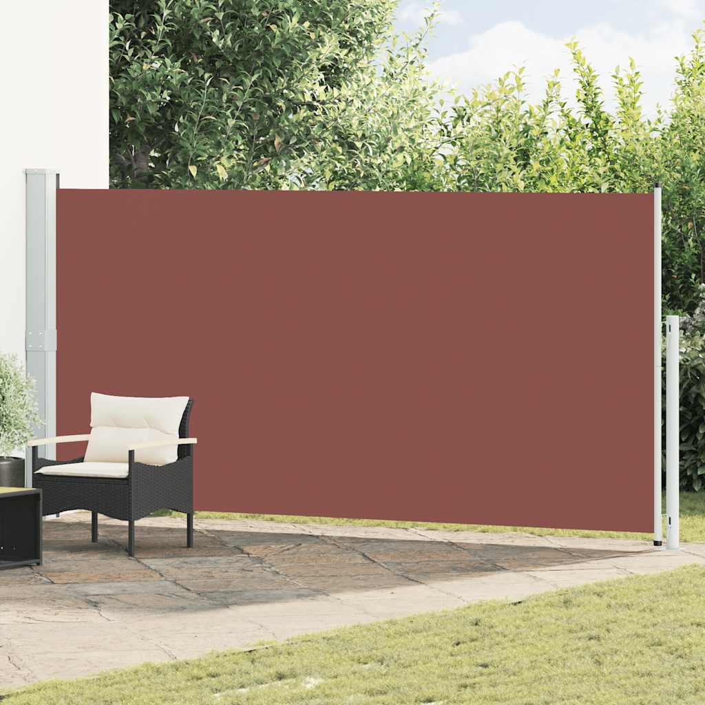 Seitenmarkise Ausziehbar 180x500 cm Braun