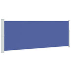 Seitenmarkise Ausziehbar 180x500 cm Blau