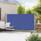 Seitenmarkise Ausziehbar 180x500 cm Blau
