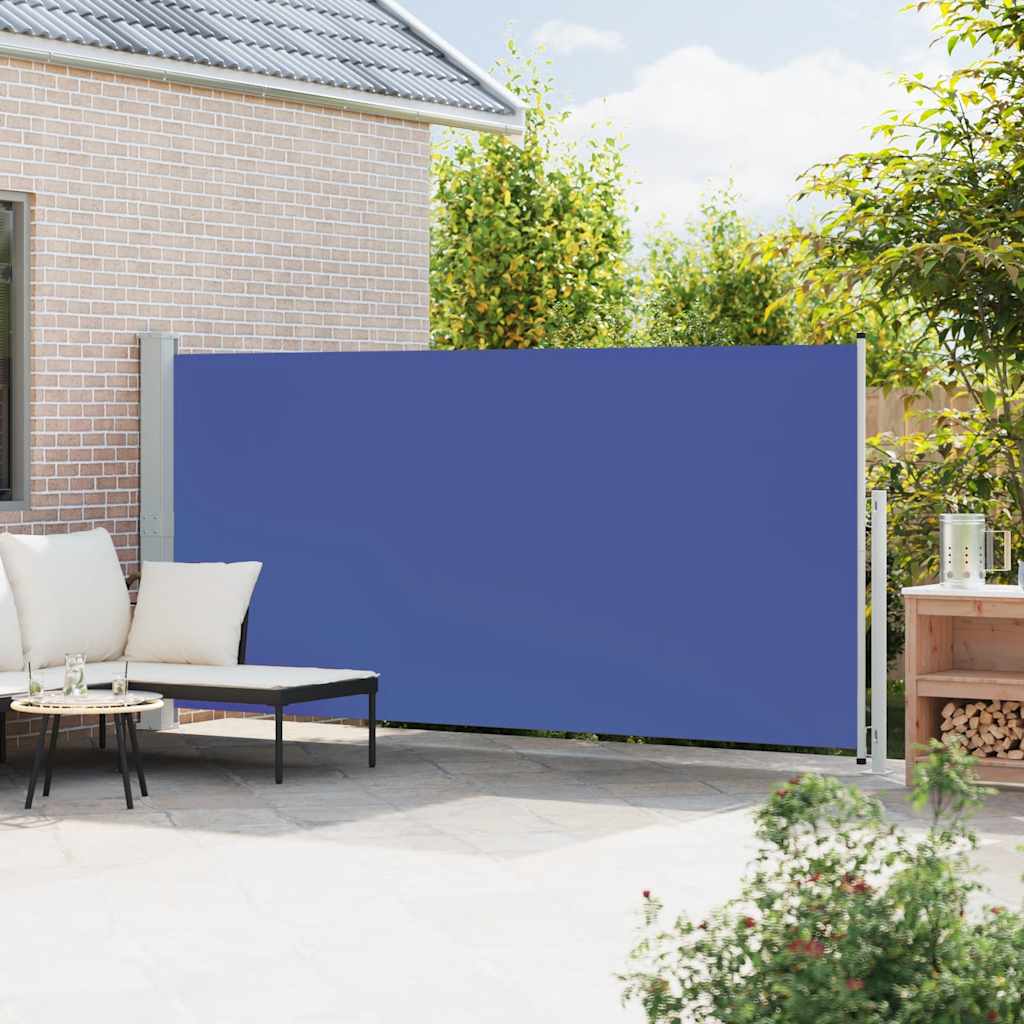 Seitenmarkise Ausziehbar 180x500 cm Blau