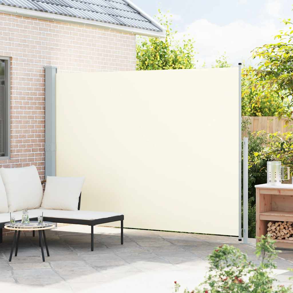 Seitenmarkise Ausziehbar 220x300 cm Creme