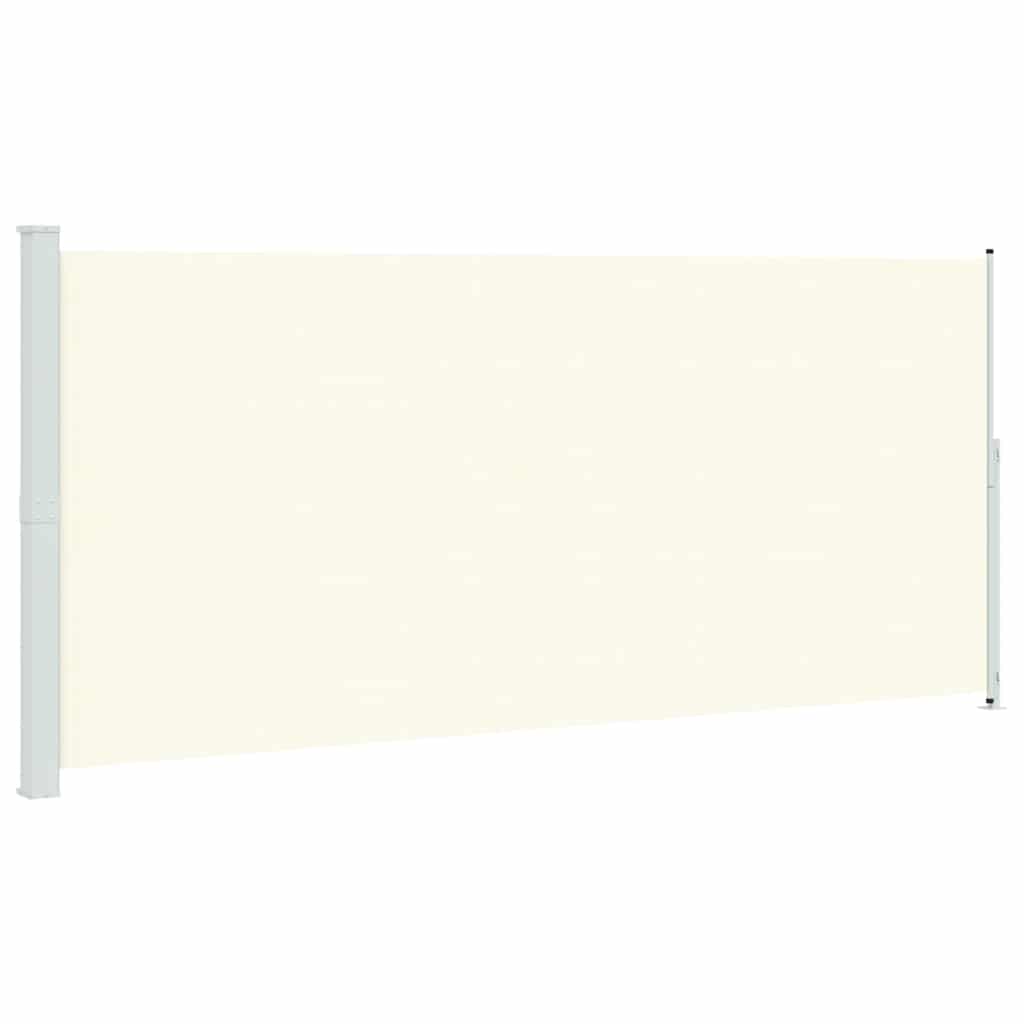 Seitenmarkise Ausziehbar 220x500 cm Creme