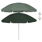 Strandschirm Grün 240 cm