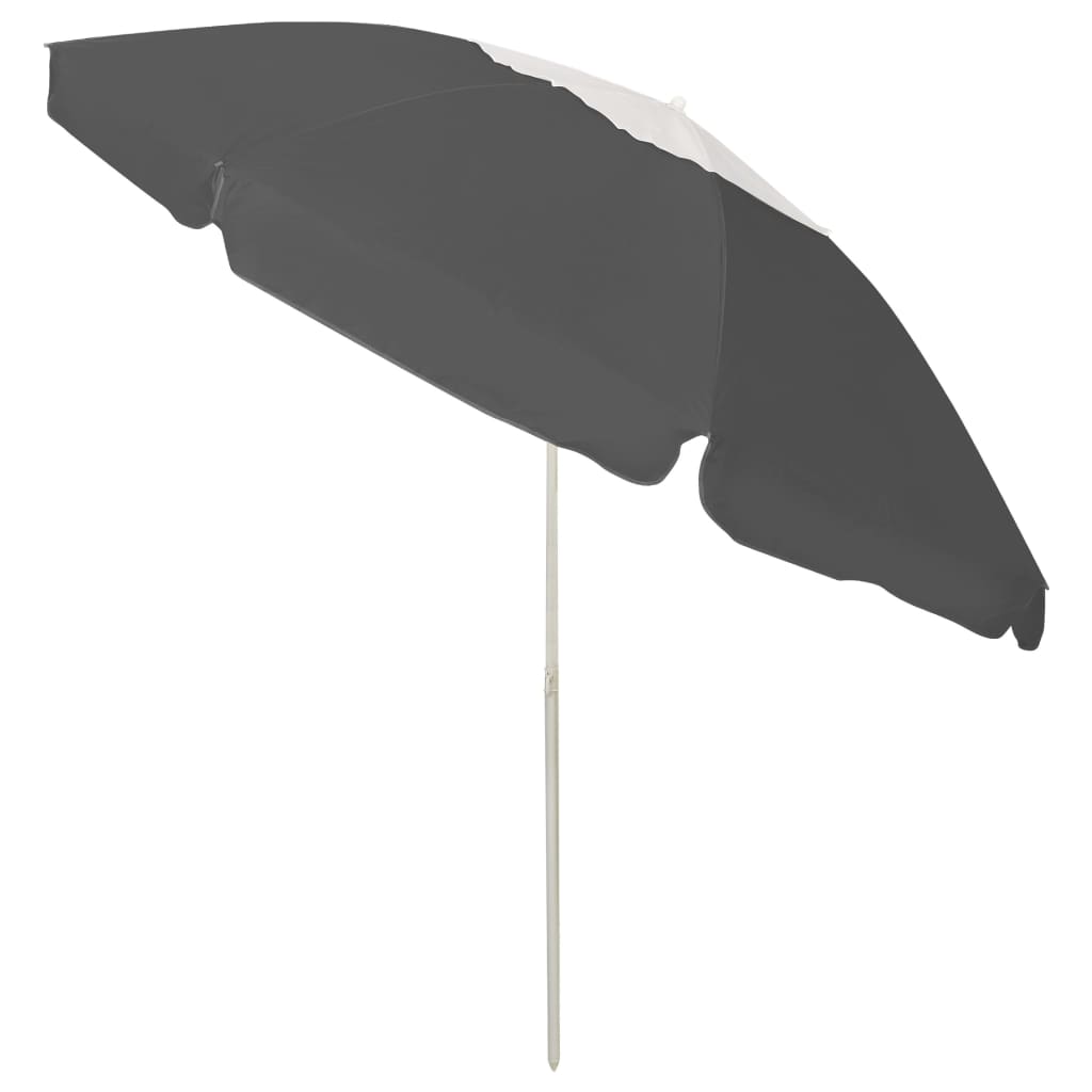 Strandschirm Anthrazit 240 cm