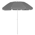 Strandschirm Anthrazit 300 cm