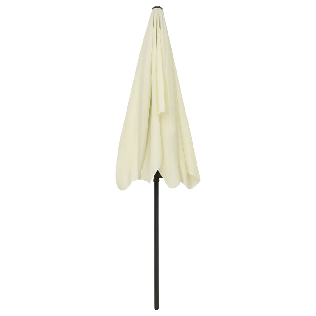 Strandschirm Sandgelb 200x125 cm