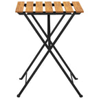 3-tlg. Bistro-Set Klappbar Massivholz Akazie
