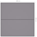Outdoor-Tarp 3x2,85 m Grau