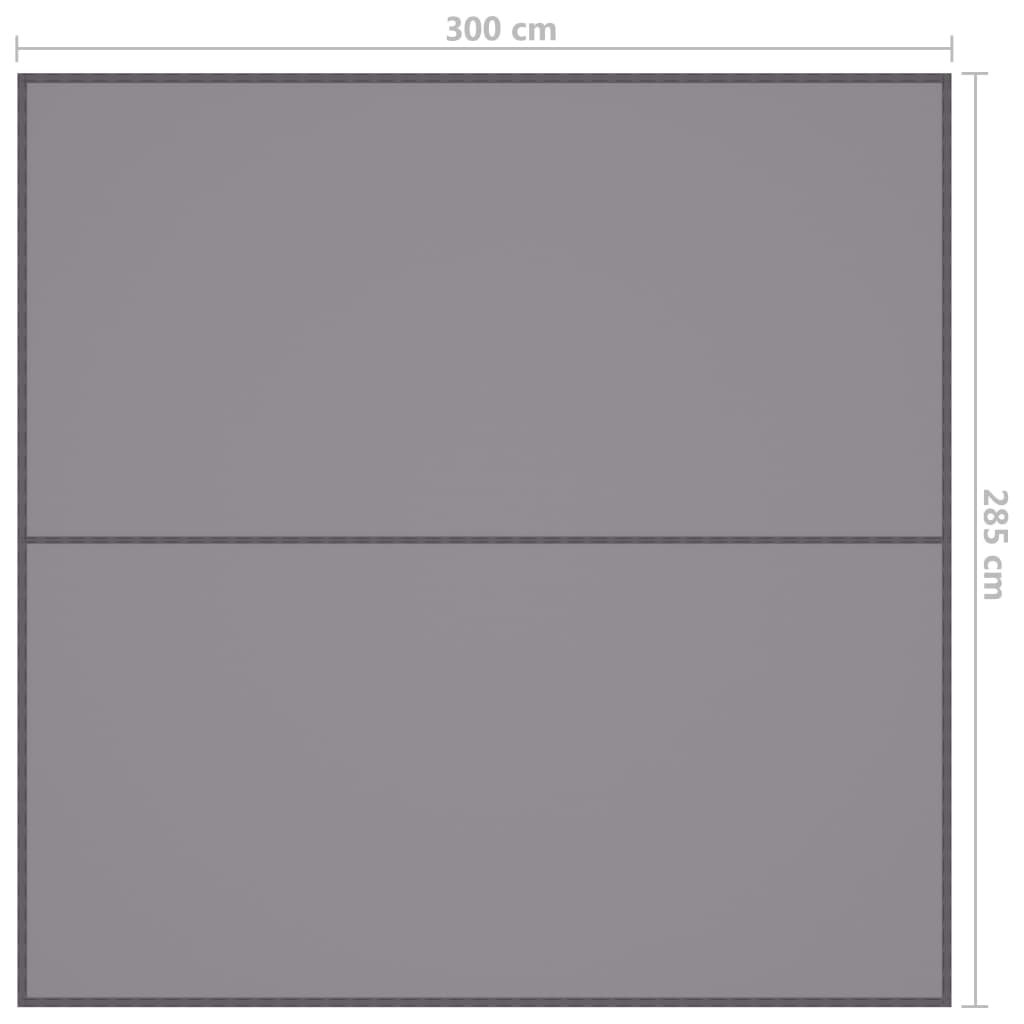 Outdoor-Tarp 3x2,85 m Grau