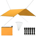 Outdoor-Tarp 4x4 m Gelb