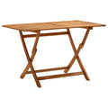 Klappbarer Gartentisch 120x70x75 cm Massivholz Akazie